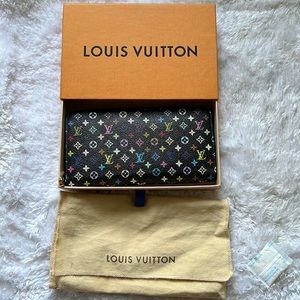 Multicolor LV Long Wallet